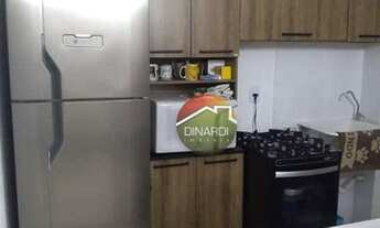 Imagem 4: Apartamento com 2 dormitórios para alugar, 48 m² por R$ 900,00/mês - Reserva real - Ribeir