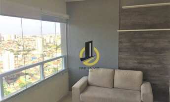 Imagem 2: Apartamento Studio à venda ou alugar - 42 m² - 1dormitório - Varanda Enviraçada- 2 vagas