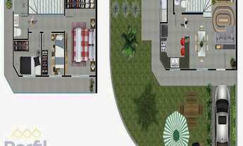 Imagem: SOBRADO GEMINADO À VENDA - 2 QUARTOS