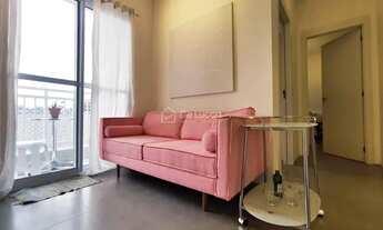 Imagem 4: Apartamento 2 dormitórios decorado para locação PUC Campinas