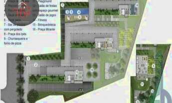 Imagem 2: Apartamento com 3 dormitórios para alugar, 63 m² por R$ 2.343,00/mês - Vila Eldízia - Sant