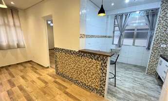 Imagem 3: Alugar apartamento Santos/SP, um dormitório todo reformado