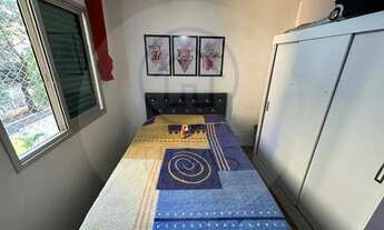 Imagem: Apê de 45m2 com 2 quartos, varanda e 1