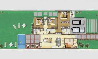 Imagem 5: Casa em construção no Bairro Ana Rech, Caxias do Sul, terreno de 406 m² e 205 m², garagem
