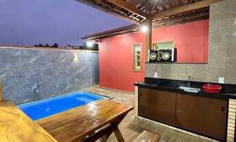 Imagem: Casa vermelha Recanto do Machado Setiba