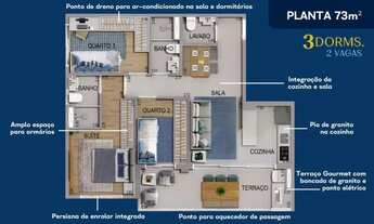 Imagem 2: APARTAMENTO 55 M² - 2 DORMITORIOS COM SUITE -BARUERI PROX. AO PARQUE