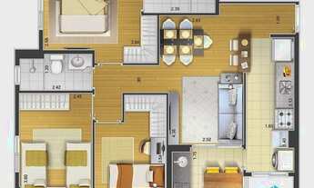 Imagem 6: Apartamento para Venda em São Caetano do Sul, Santa Paula, 2 dormitórios, 1 suíte, 2 banhe