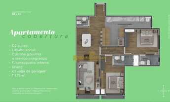 Imagem 6: Apartamento com 1 dormitório à venda, 47 m² por R$ 376.458,47 - Centro - Canela/RS
