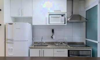 Imagem: Flat com 1 dormitório para alugar, 55 m²