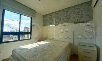 Imagem 4: Flat em Moema com 2 dorms para locação, prox a Av Ibirapuera, Metrô Moema, fácil acesso ao