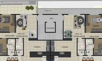 Imagem 3: ÁREA PRIVATIVA 03 QTOS 01 SUÍTE 02 VGS NO BAIRRO BARREIRO EM BELO HORIZONTE