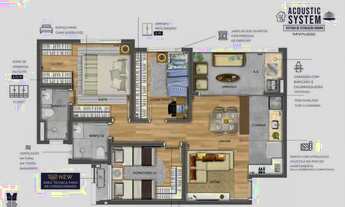 Imagem 4: Apartamento ultimo andar Mvituzzo à venda por R$ - Vila Industrial - São José dos Campos