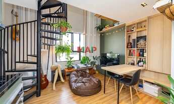 Imagem: Loft aconchegante e estiloso no Água Verde