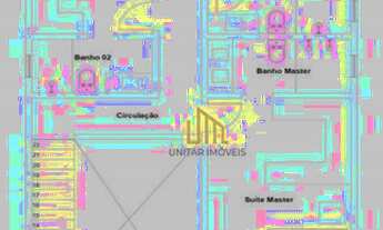 Imagem 3: Sobrado com 3 suítes, 219,05m², no Terras Alpha Goiás 2 - Senador Canedo