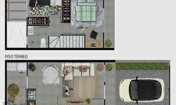 Imagem 2: SOBRADO GEMINADO À VENDA - 2 QUARTOS - BAIRRO PARANAGUAMIRIM - JOINVILLE/SC