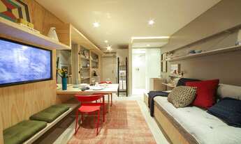 Imagem: Apartamento com 1 dormitório sendo suíte