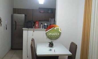 Imagem 2: Apartamento com 2 dormitórios para alugar, 48 m² por R$ 900,00/mês - Reserva real - Ribeir