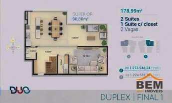 Imagem 4: Apartamento com 3 dormitórios à venda, 178 m² por R$ 1.646.355,00 - Balneário Santa Clara