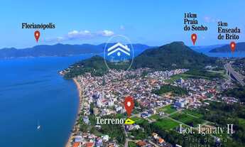 Imagem 4: Terreno na Praia de Fora, Palhoça c/480M², Viab/6Pav - Frente c/30mt - Escrit/Públic, 200m