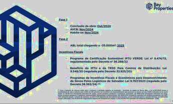 Imagem 4: GALPÃO 10.400 A 12.000M2 NOVOS, PADRÃO TRIPLE A, no bairro Cabula - Salvador - BA