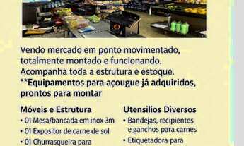 Imagem 4: Mercado à venda - Montado + Equipamentos para Açougue