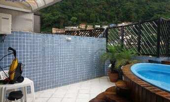 Imagem 3: Cobertura com 3 dormitórios à venda, 207 m² por R$ 790.000 - Marapé - Santos/SP