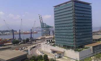 Imagem 3: Locação sala comercial 42 m2 Santos em andar alto com vista para o Porto