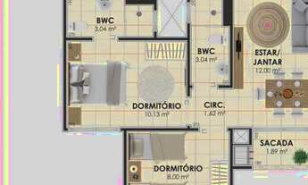 Imagem 6: Apartamento à venda, Pedra Branca, Palhoça, SC