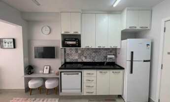 Imagem 2: Apartamento de 33m² mobiliado, com 1 suíte, 1 banheiro, 1 vaga em Higienópolis