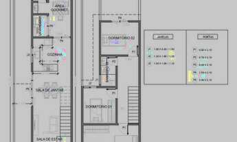 Imagem 2: Sobrado para venda possui 116 metros quadrados com 3 quartos Novo Cambuí Hortolândia