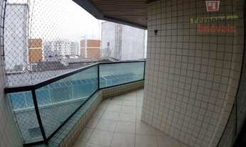 Imagem 6: Apartamento vista lateral mar com 2 dormitórios para alugar, 95 m² por R$ 2.800 - Aviação