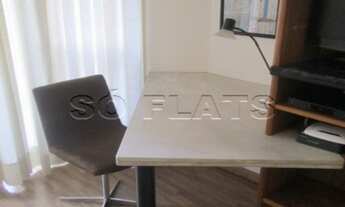 Imagem 4: Flat Saint Denis prox. da Avenida Brigadeiro Faria Lima disponível para locação