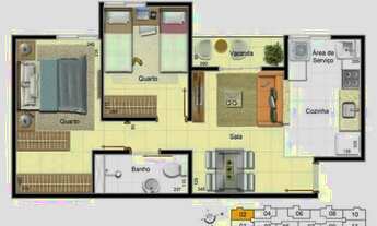 Imagem 3: Agio 70 mil residencial Villa olimpica