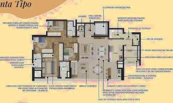 Imagem 2: Apartamento Novo 143 m², 4 quartos (2 suítes), Varanda Gourmet, Lazer completo no Campo Be