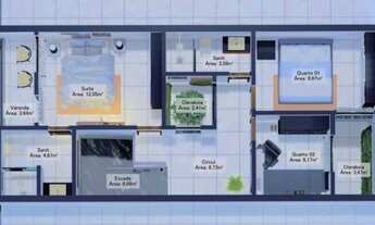Imagem 2: Casa em condomínio fechado em Alagoinhas 126m²