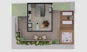 Imagem 6: Sobrado em condomínio no Seminário: 3 suítes, 253,73 m² - Curitiba-PR