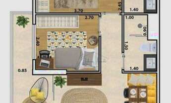 Imagem 7: Apartamento com 2 Dormitórios com Suíte - à venda - Macuco - Santos/SP