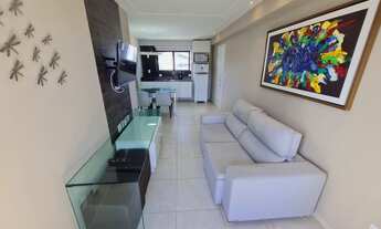 Imagem 2: Apto Flat com serviços, mobiliado e equipado em BV, com vista linda pro mar, piscina, 1 va