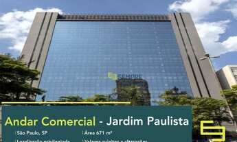 Imagem: Andar Corporativo para alugar, 671 m²