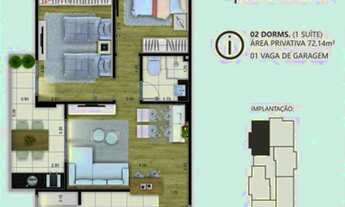 Imagem 5: Apartamento com 2 dormitórios à venda, 72 m² por R$ 400.000 - Canto do Forte - Praia Grand