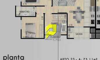 Imagem 2: Apartamento com 3 dormitórios no Weisopolis em Pinhais