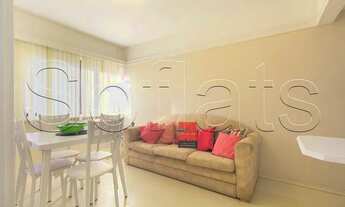 Imagem 3: Flat New Citi com 32m² disponível para locação mobiliado no Itaim Bibi próximo a Av. 9 de