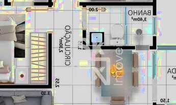 Imagem 7: Apartamento com 2 quartos à venda, 55 m² por R$ 279.000 - Gávea - Uberlândia/MG