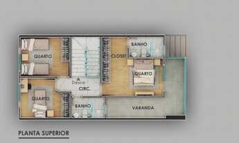 Imagem 5: LINDA CASA COM 03 QUARTOS, SUITE E 02 VAGAS
