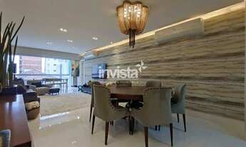 Imagem 2: Apartamento 3 suítes com vista mar Embaré, Santos, frente, 2 vagas