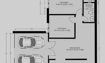 Imagem 2: Cond. Rio Douro na rod. Augusto Mont. em frente ao Sest/Senat apart térreo