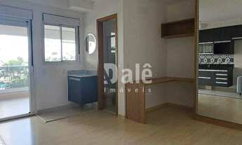 Imagem 3: Apartamento com 1 dormitório para alugar, 40 m² por R$ 3.820,87/mês - Jardim Aquarius - Sã