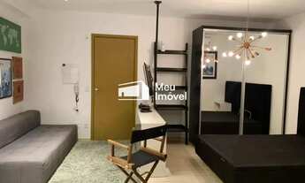 Imagem 2: BRA22045 - Aluguel Apartamento Stúdio Mobiliado - 40m²- Edifício Moriah Aquarius - Jardim