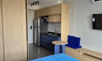 Imagem 4: Studio mobiliado com 26m² para locação Vila Olímpia - SP