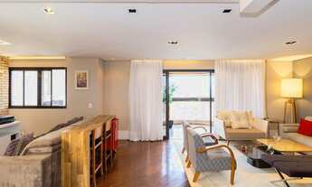 Imagem 4: O imóvel conta com 233m2 de área útil, terraço gourmet anexado à copa/sala de almoço, ampl